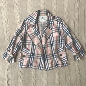 Burberry lightweight double breast rain jacket